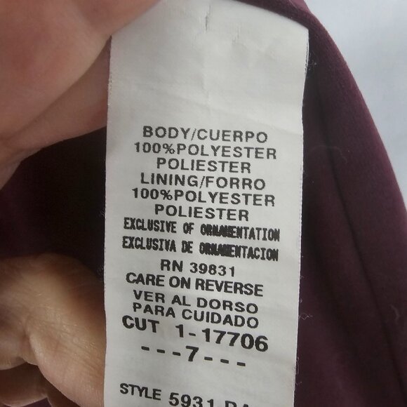 Vintage My Michelle Purple Paisley Fairy Skirt Y2K Metallic Boho Retro Hippie 7 - Picture 9 of 11